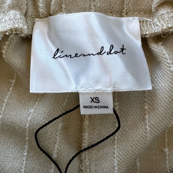 Line and Dot Women's Woven pants High waist Size XS - Picture 3 of 3
